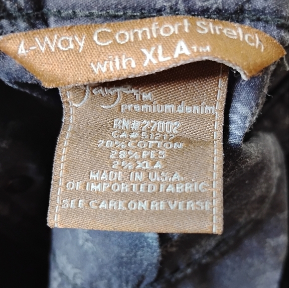 PAIGE Skyline Skinny Jeans Women’s 31 Black 4-Way Stretch, Mid Rise 30” Inseam - Picture 6 of 7